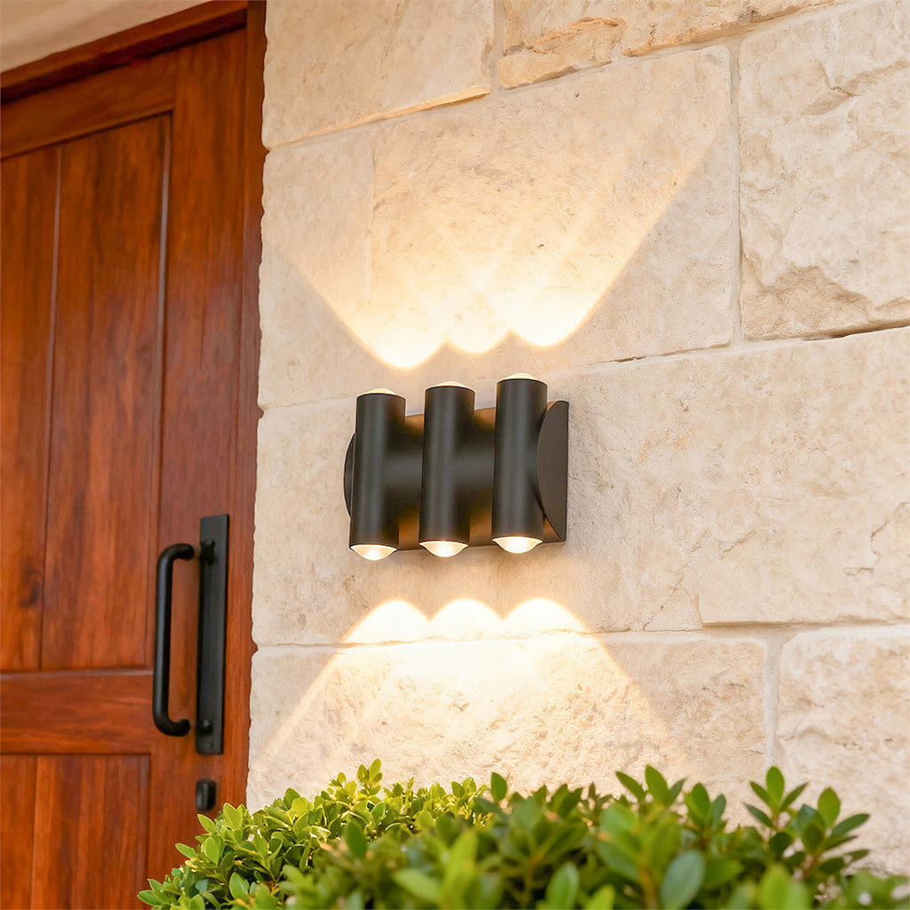 BRANSON DUAL-ANGLE OUTDOOR LED WALL SCONCE