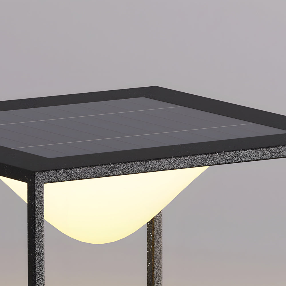 WINDSOR SQUARE POST LANTERN, OUTDOOR WATER-RESISTANT STAINLESS STEEL