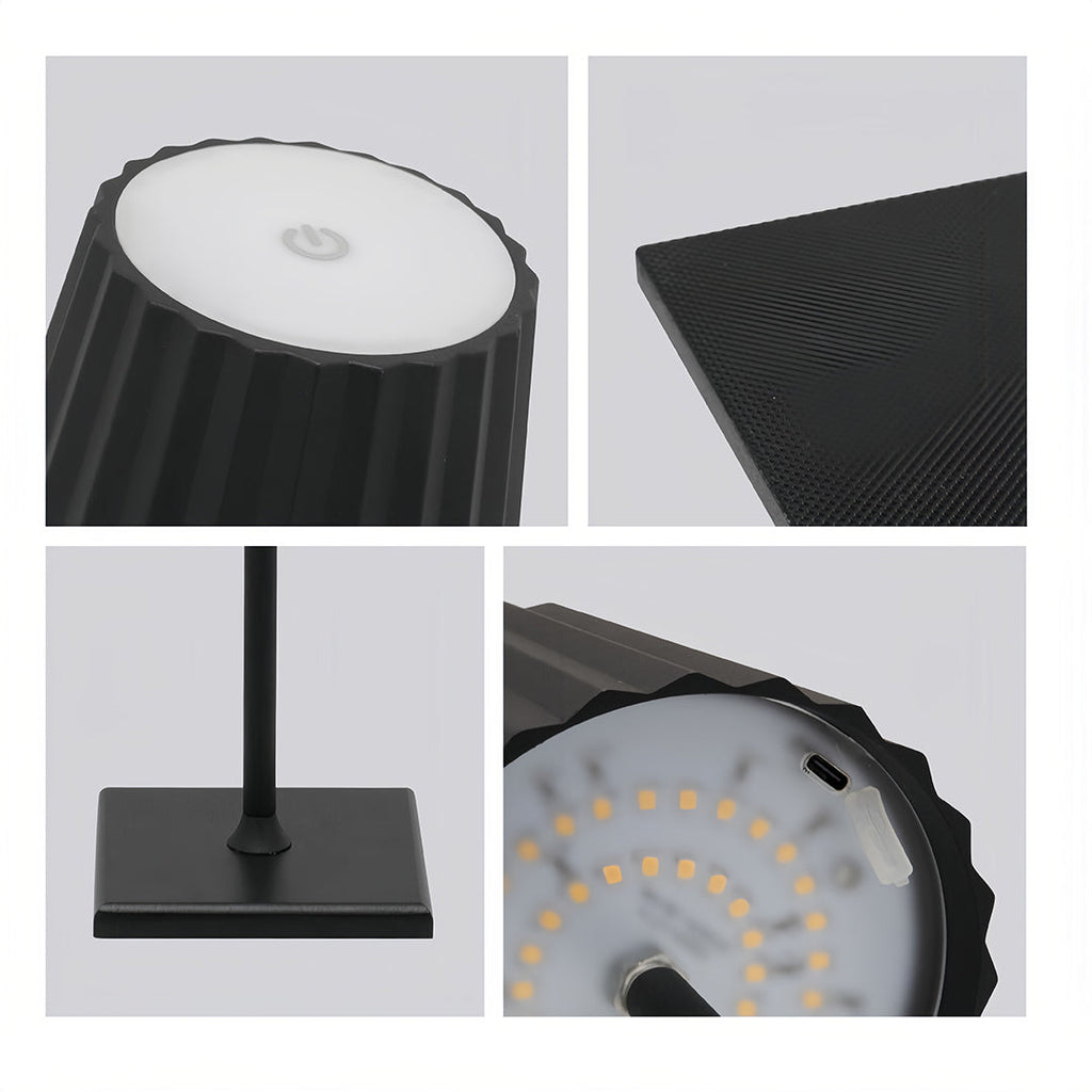 CHATHAM RECHARGEABLE TOUCHLESS METAL BUFFET LAMP