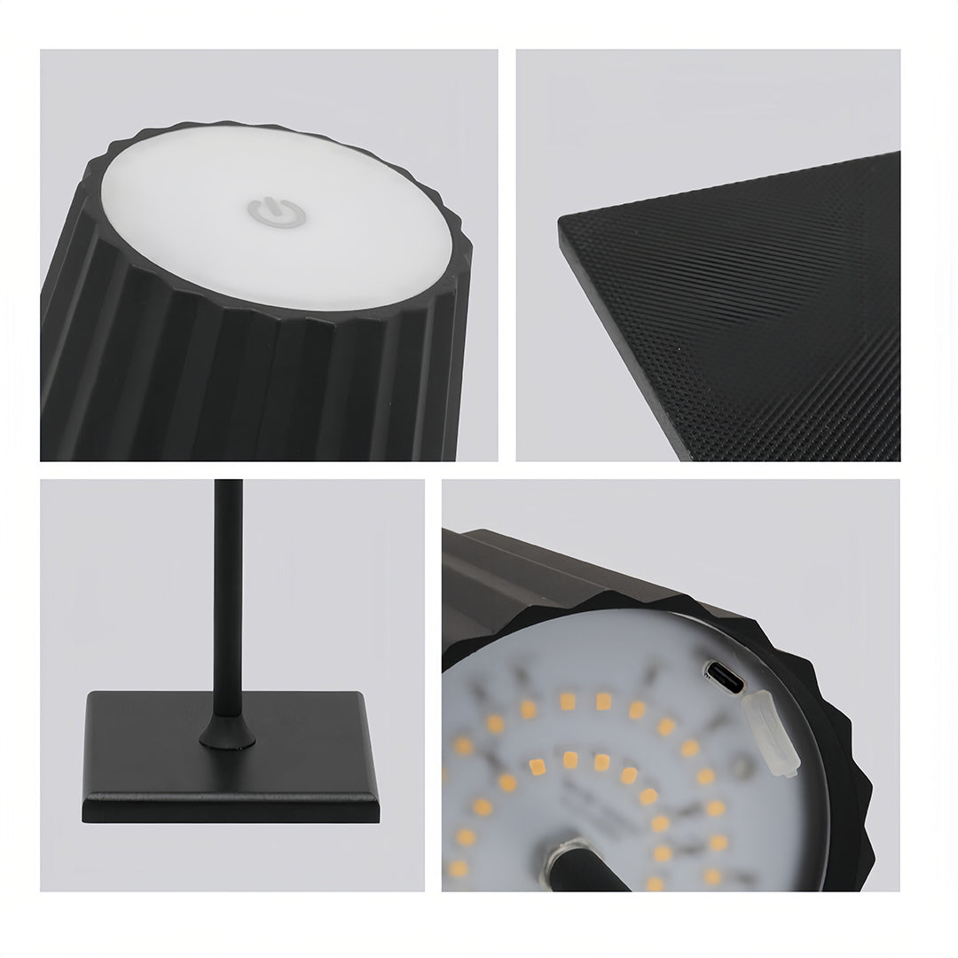 CHATHAM RECHARGEABLE TOUCHLESS METAL BUFFET LAMP