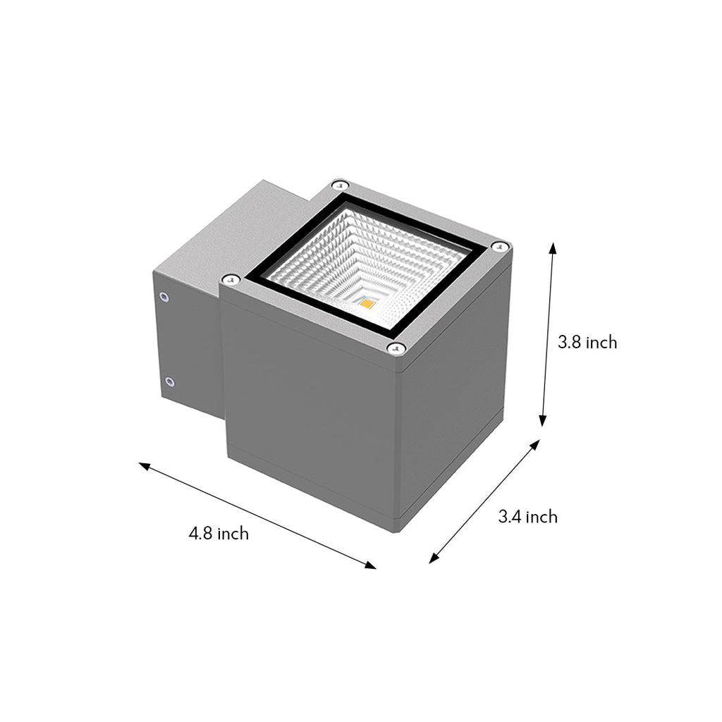 WINTERBOURNE CAST ALUMINUM OUTDOOR SCONCE WITH WATER-RESISTANT FINISH