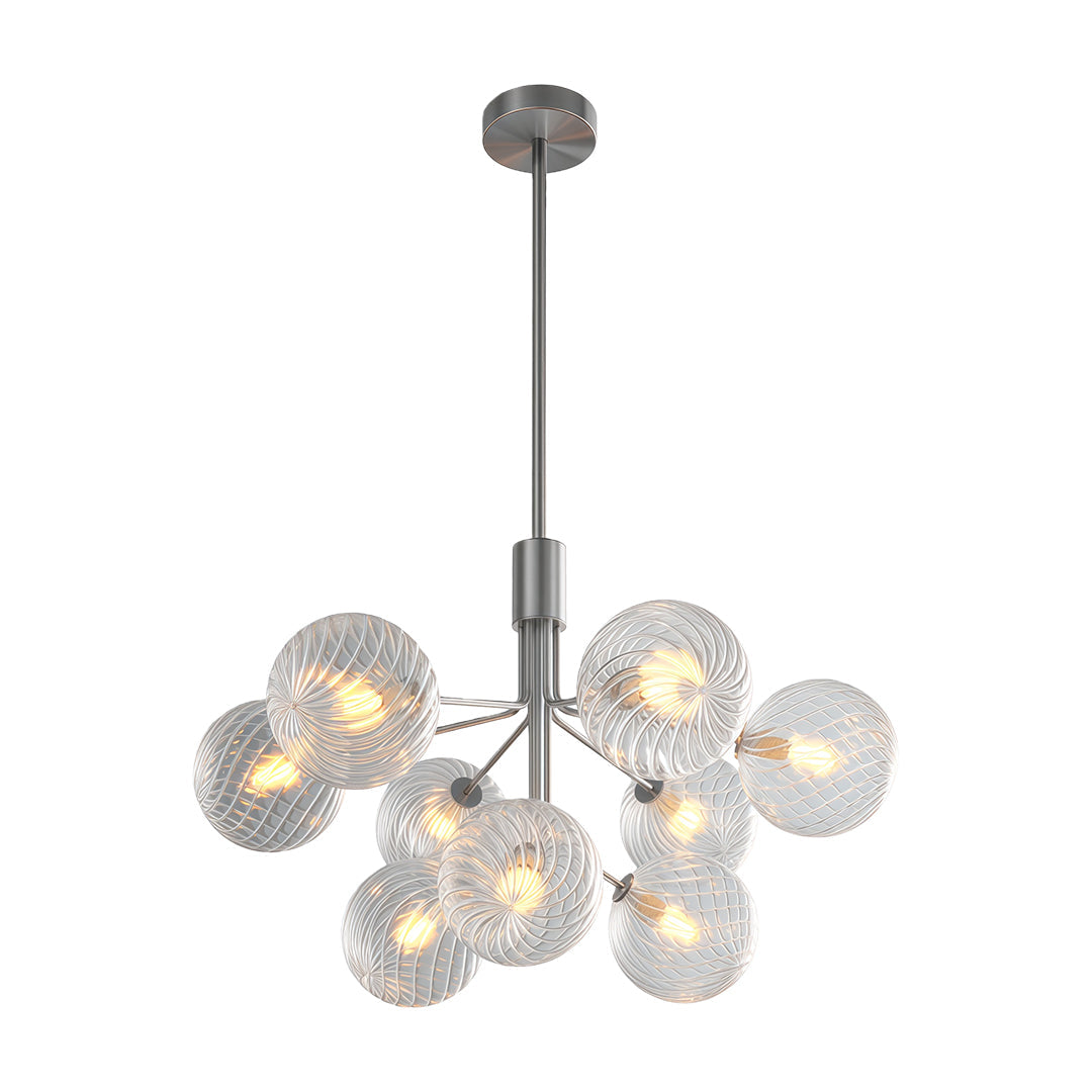 CHARLESTON COPPER ORB CEILING LUMINAIRE