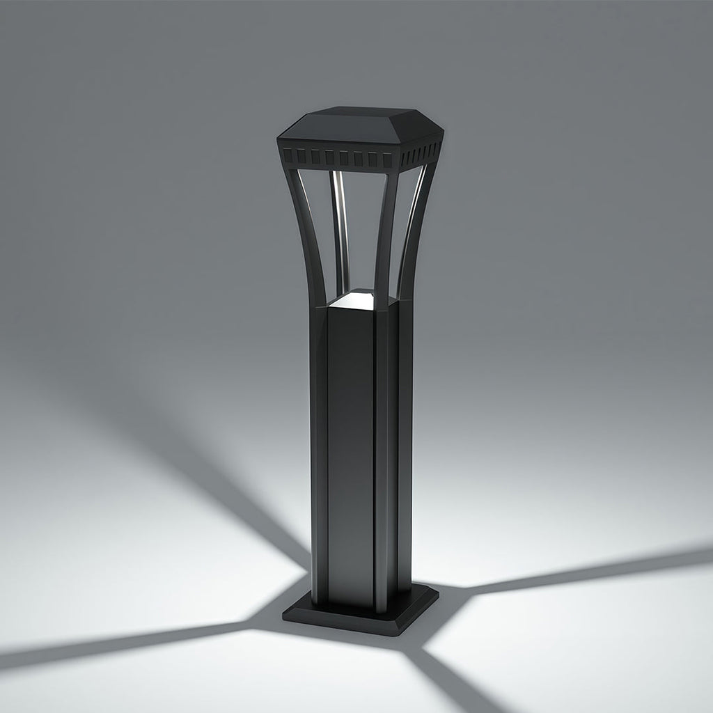 FARNWORTH GEOMETRIC OUTDOOR BOLLARD LUMINAIRE