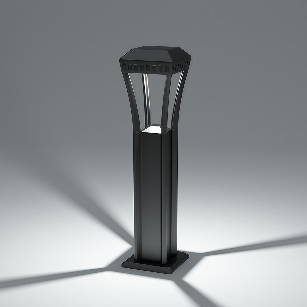FARNWORTH GEOMETRIC OUTDOOR BOLLARD LUMINAIRE