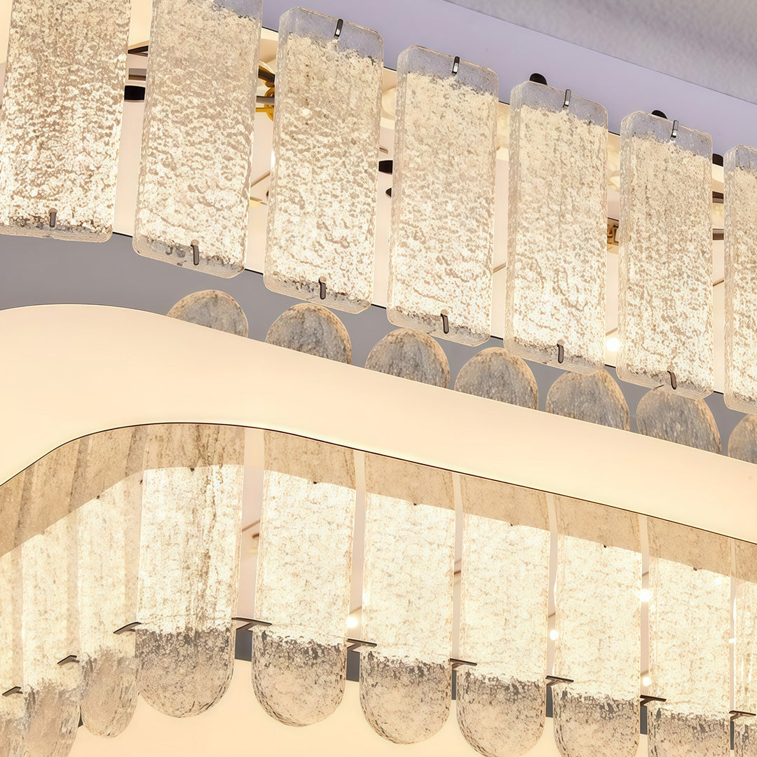 WINDSOR CRYSTAL FLUSH MOUNT CEILING ILLUMINATION