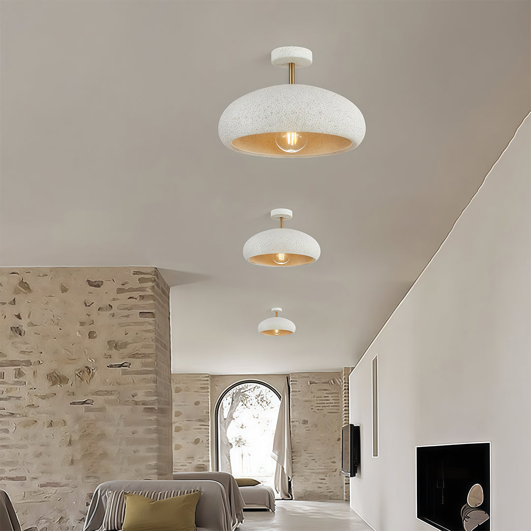 WHITBY WABI-SABI CEILING GLOW FIXTURE