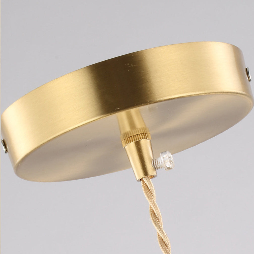 WINTHROP DIAMOND BRASS HANGING LANTERN