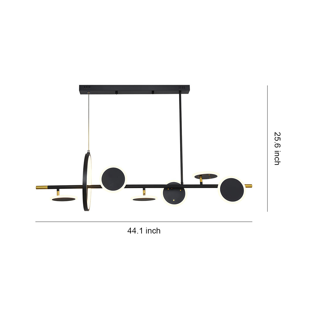 WINTERBOURNE SILICONE SIX-BULB CEILING LANTERN