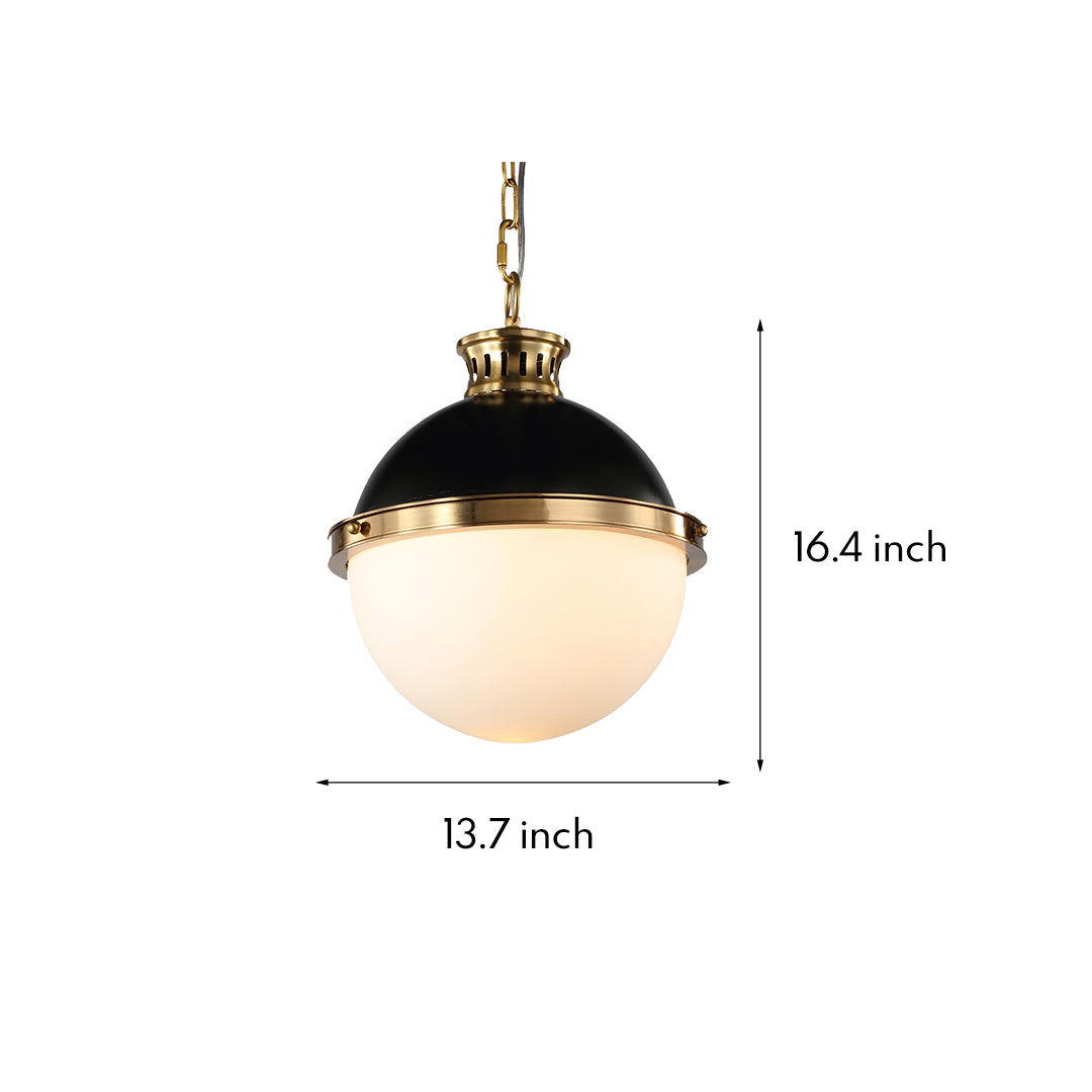 WINTERBOURNE ORB GLASS HANGING LANTERN