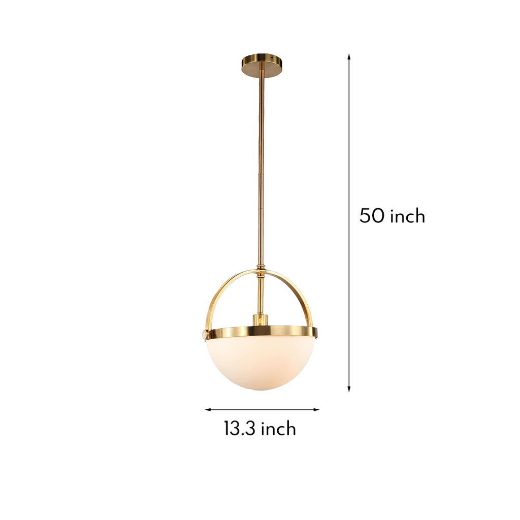WINTHROP GOLDEN GLOW MINIMALIST PENDANT LIGHT