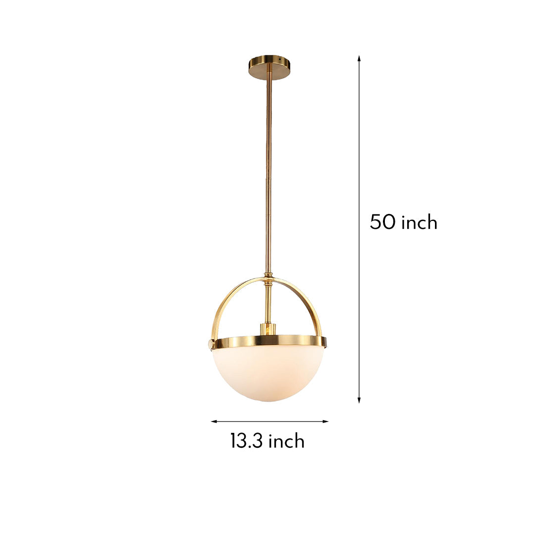 WINTHROP GOLDEN GLOW MINIMALIST PENDANT LIGHT