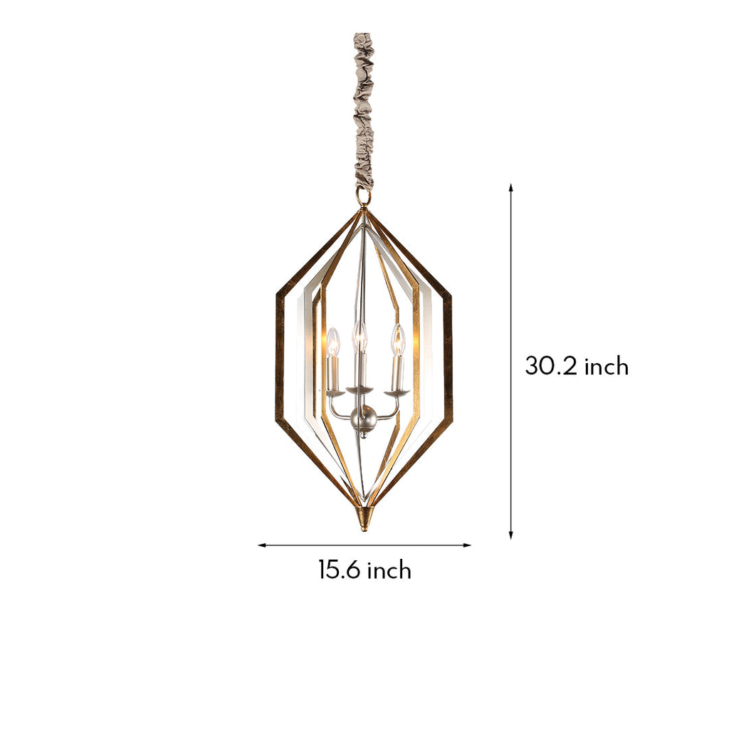 WINCHESTER OPEN-FRAME BROWN PENDANT LIGHT