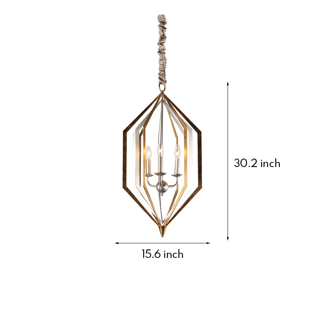 WINCHESTER OPEN-FRAME BROWN PENDANT LIGHT