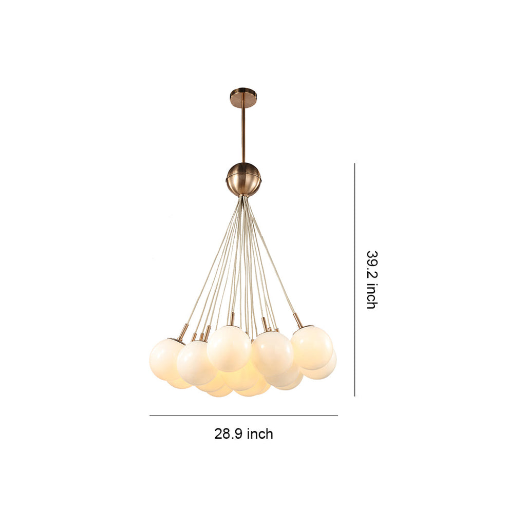 WINTERBOURNE BUBBLE GLASS CEILING LANTERN