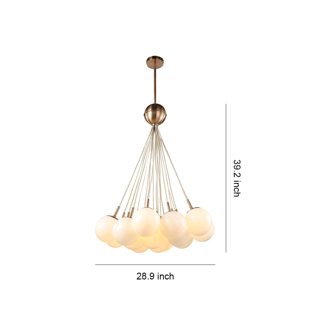 WINTERBOURNE BUBBLE GLASS CEILING LANTERN