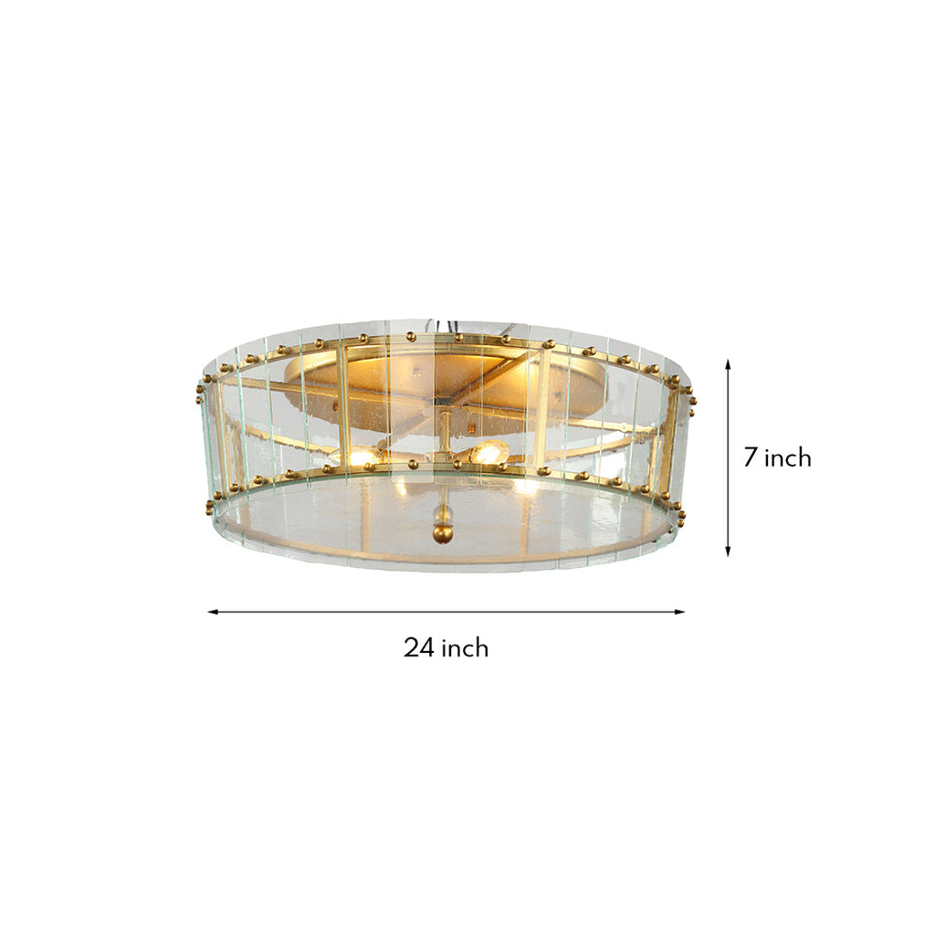 WINDSOR GLEAM ROUND GLASS CEILING LANTERN