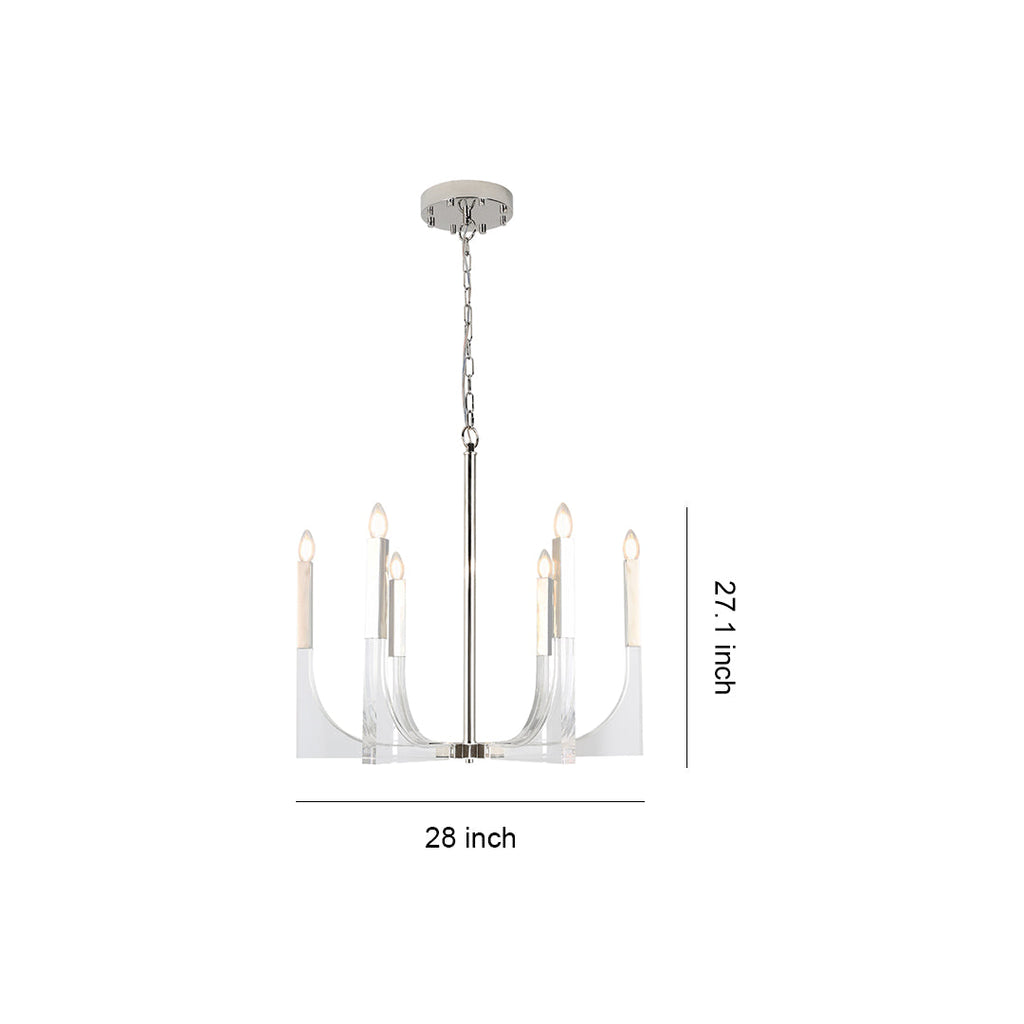 CHARLESTON CRYSTAL GLOBE CEILING LANTERN