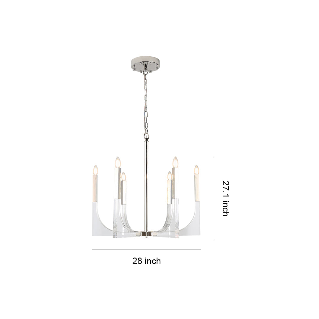 CHARLESTON CRYSTAL GLOBE CEILING LANTERN