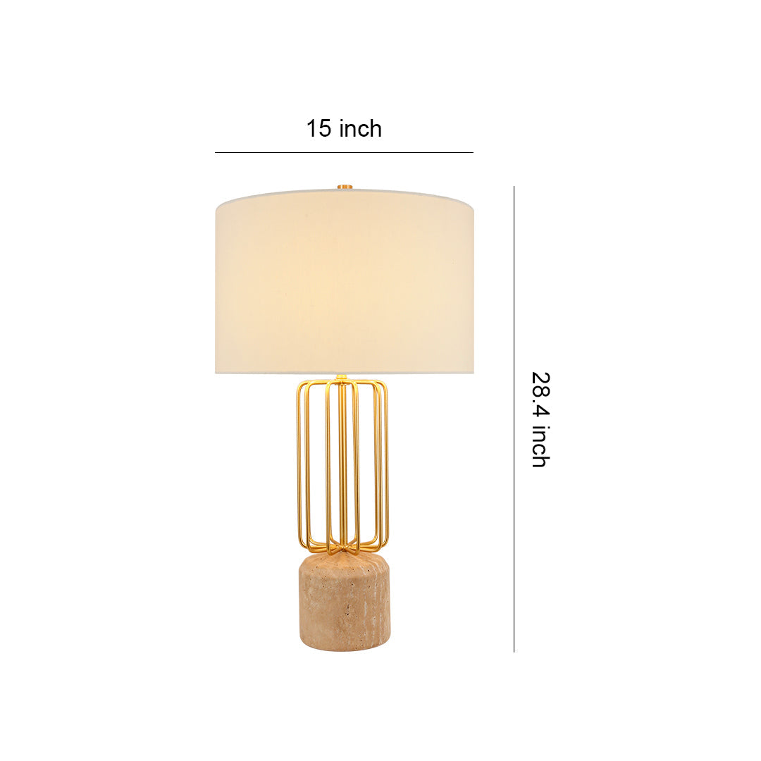 WINTHROP GEOMETRIC METAL TABLE LAMP WITH LED EYE-CARE TECHNOLOGY