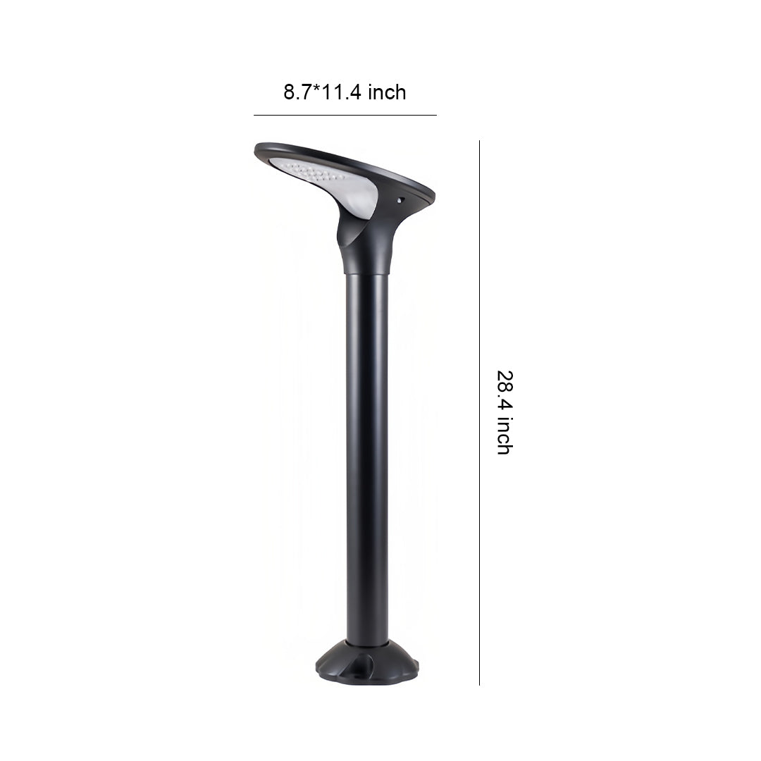 WINDSOR SOLAR GARDEN PILLAR LIGHTS - Contemporary LED Outdoor Illumination for Lawns