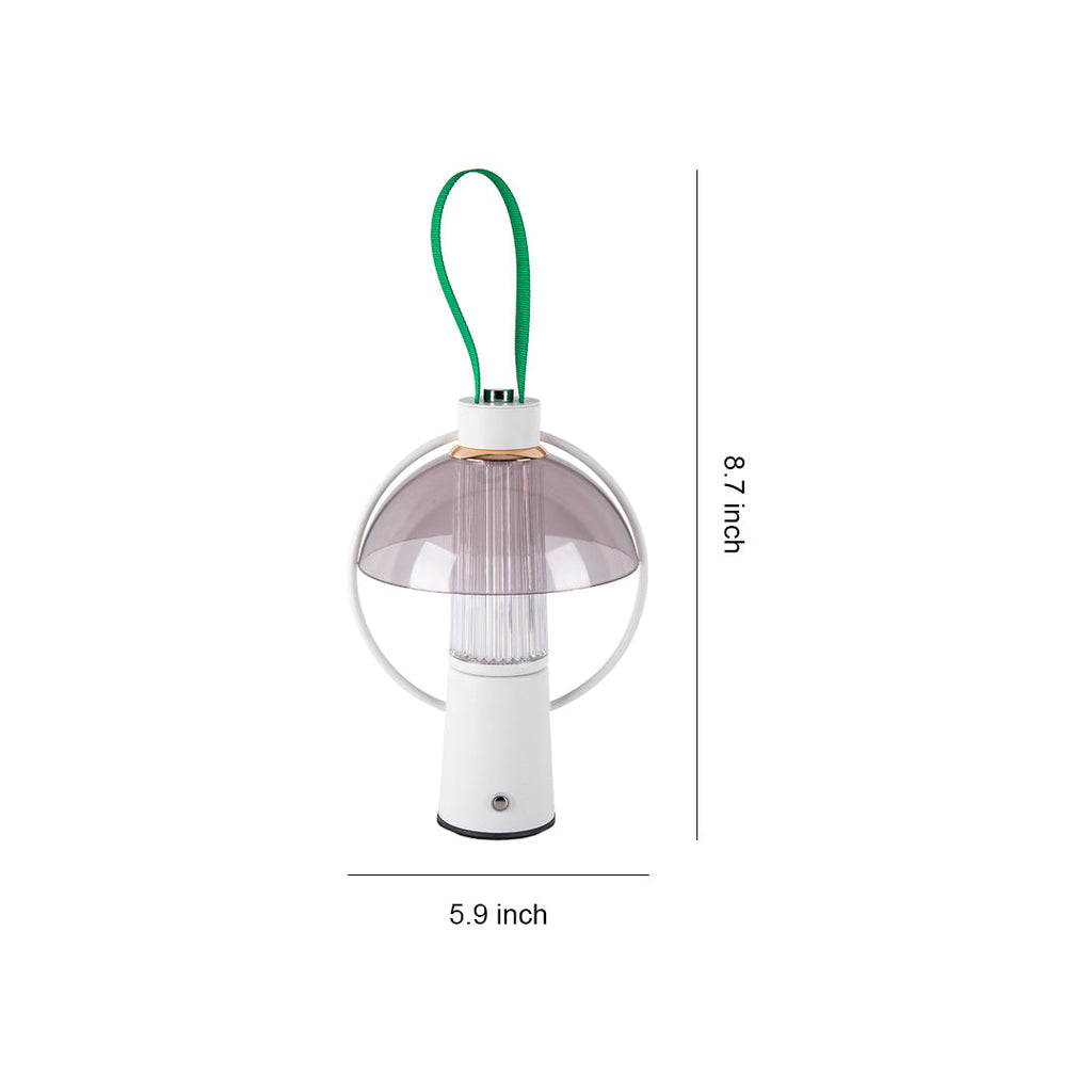 WINTERBOURNE CIRCLE ILLUMINATOR WITH IRON FRAME AND ACRYLIC GLOW