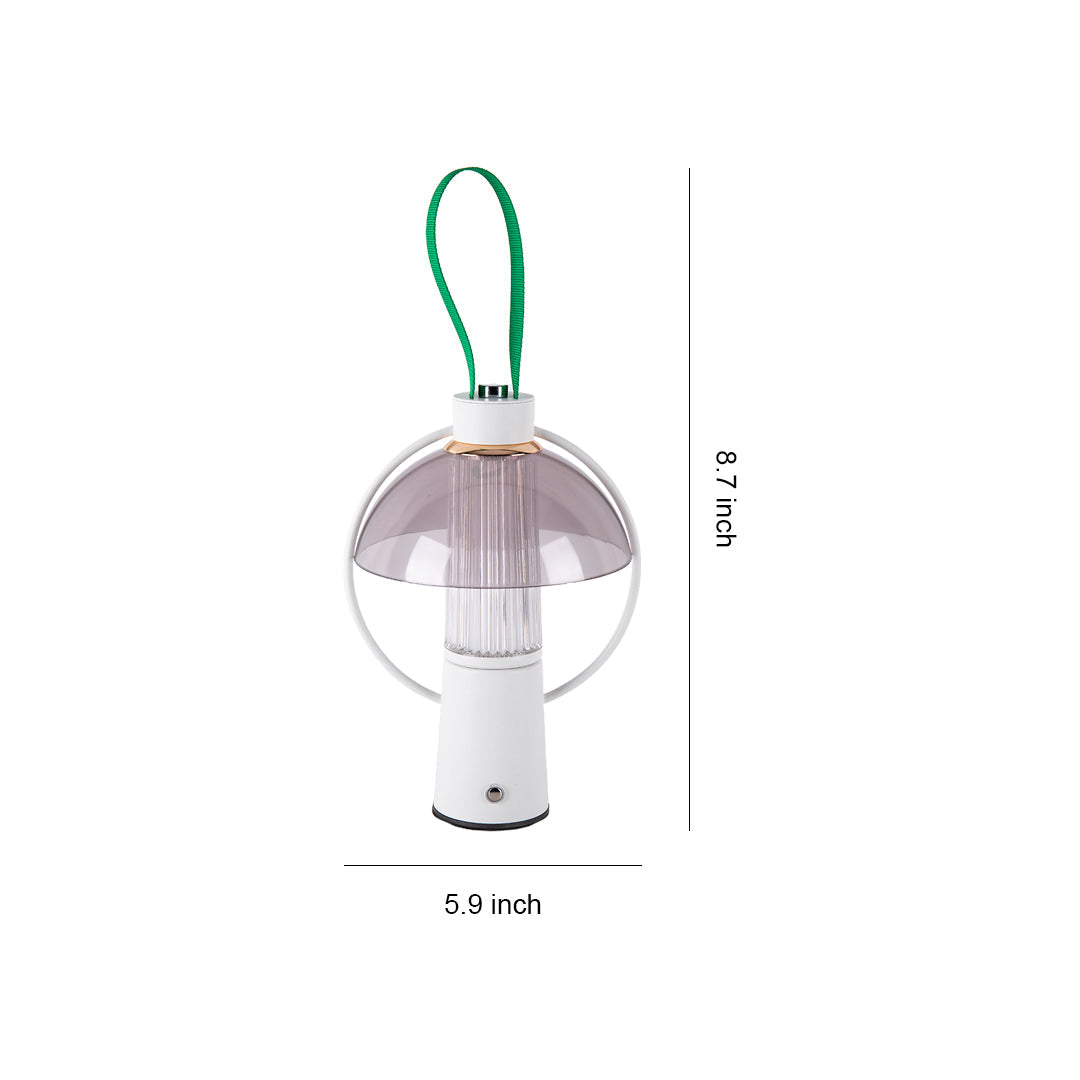 WINTERBOURNE CIRCLE ILLUMINATOR WITH IRON FRAME AND ACRYLIC GLOW