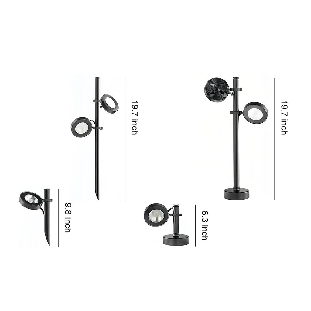 RAVENSDALE BLACK GARDEN PATH ILLUMINATORS