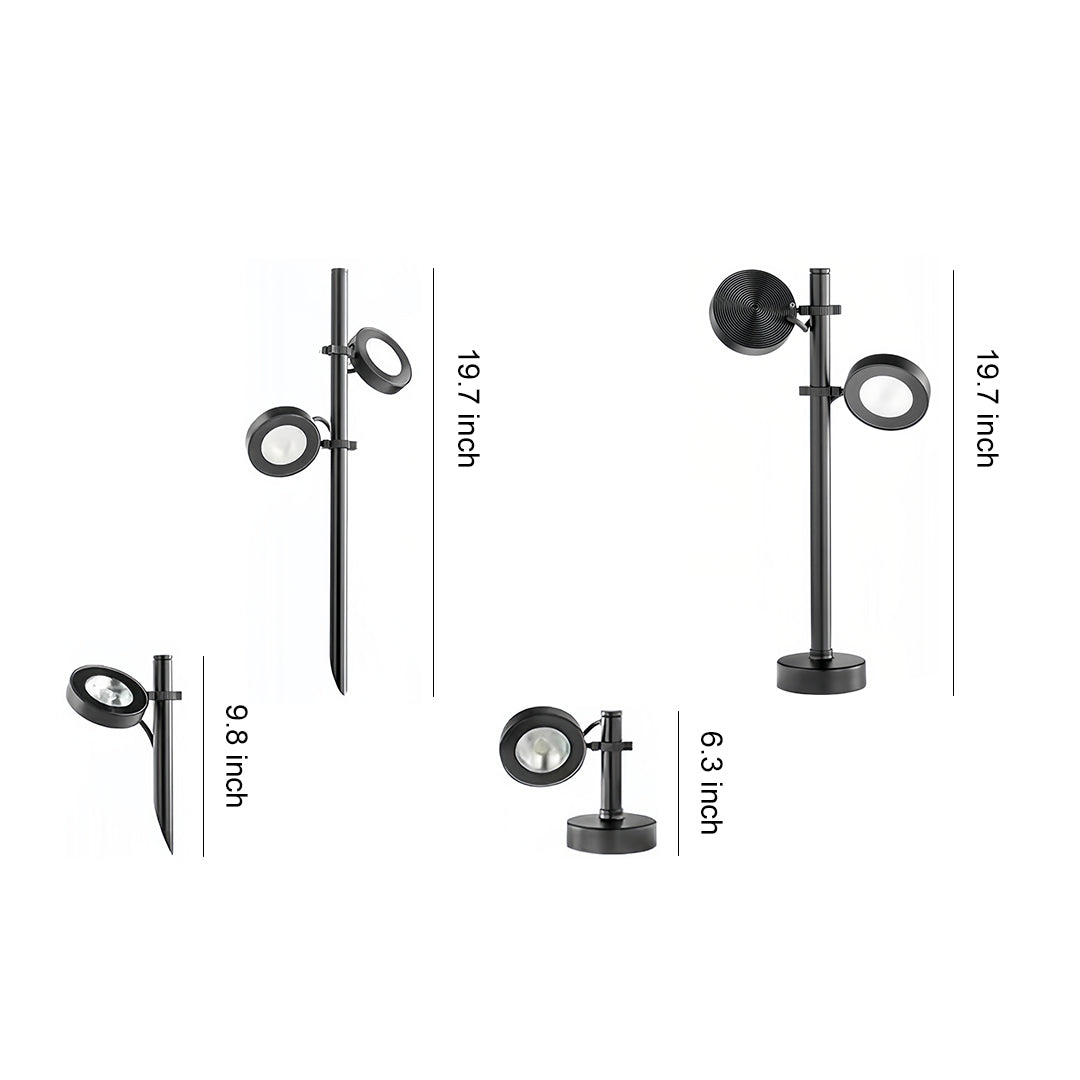 RAVENSDALE BLACK GARDEN PATH ILLUMINATORS