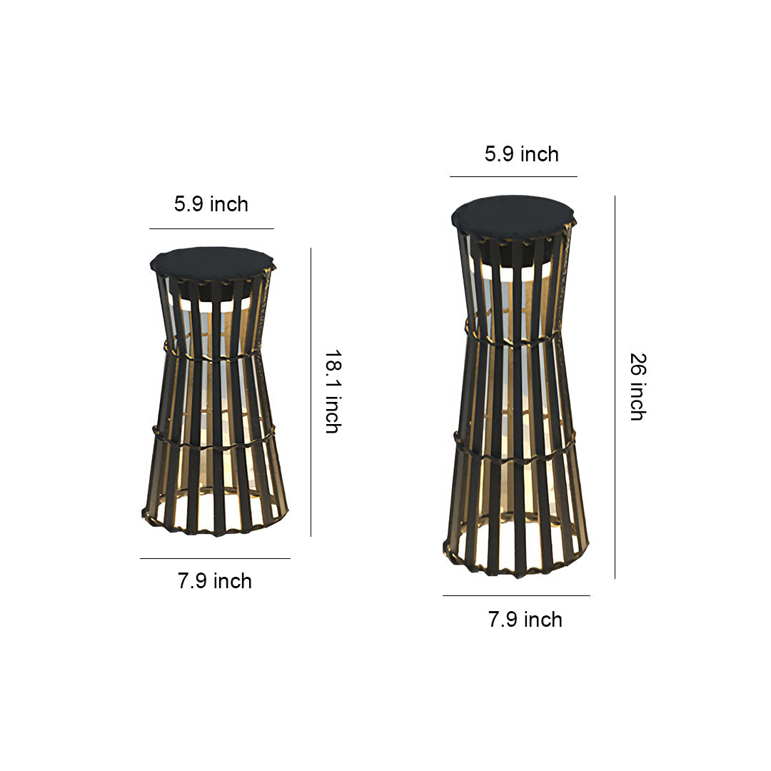 THORNBURY NIGHTSCAPE LANTERN WITH ARTISANAL CUTOUT DESIGN