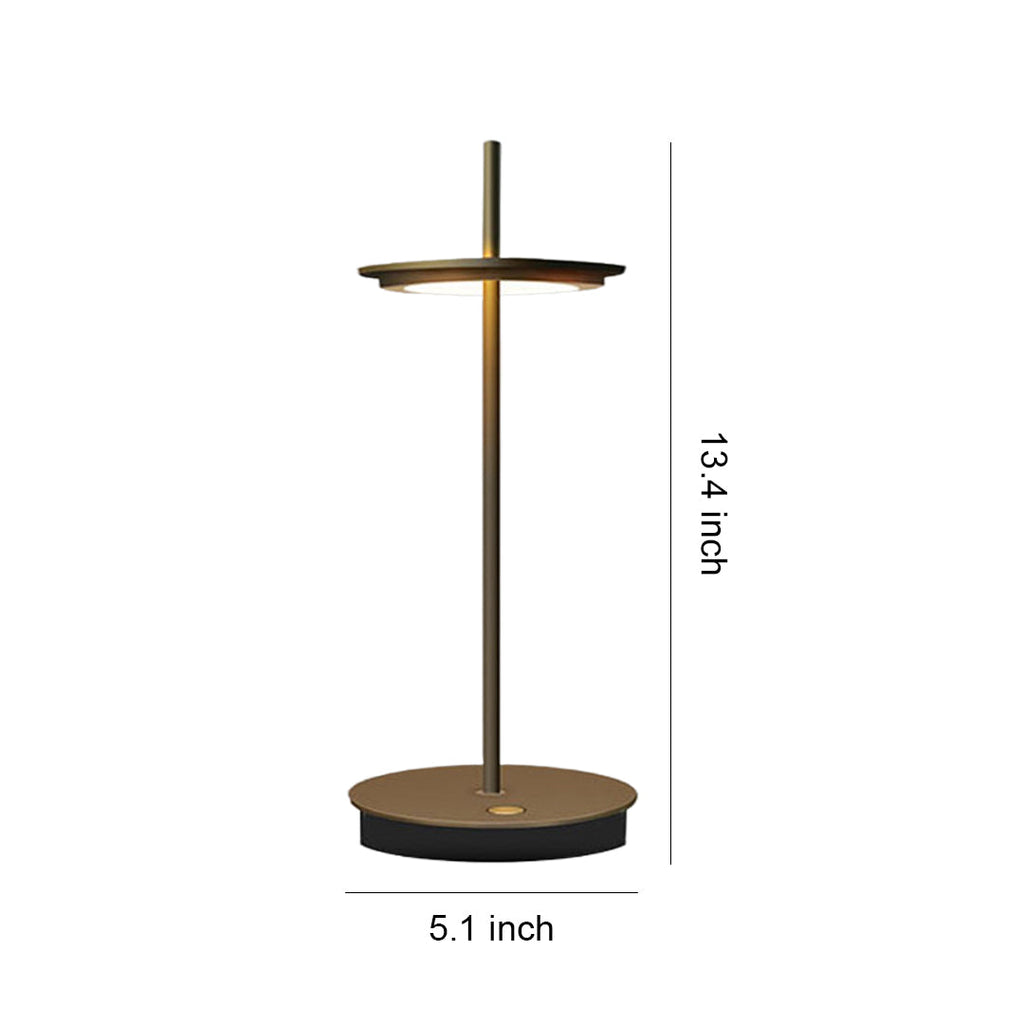 FENWICK PORTABLE METAL BUFFET LAMP WITH DIMMABLE FUNCTION