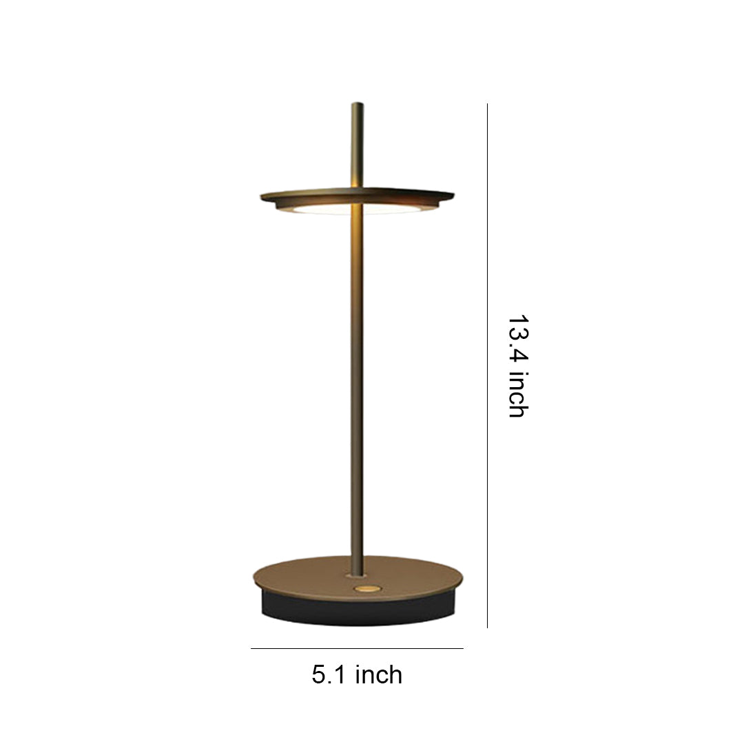 FENWICK PORTABLE METAL BUFFET LAMP WITH DIMMABLE FUNCTION