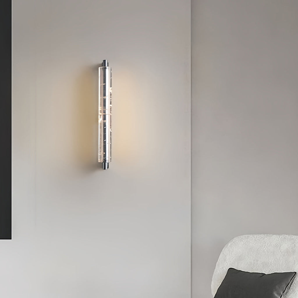 WINTHROP GEOMETRIC METAL SCULPTURE WITH ILLUMINATED CRYSTAL ACCENTS