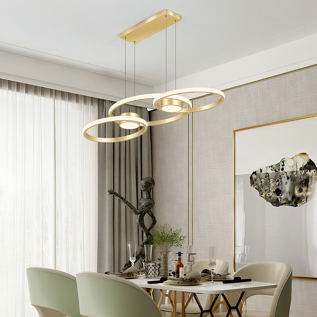 BRAMBLETON GOLDEN AURORA CEILING LANTERN
