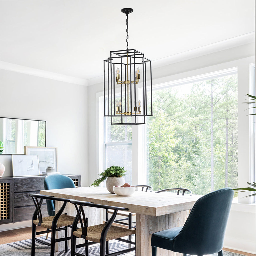 BRANSON RUSTIC IRON HANGING LANTERN