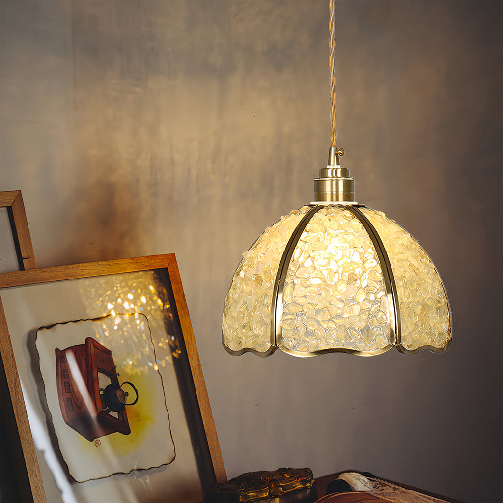 WINDSOR CRYSTAL DROPLET CEILING LANTERN