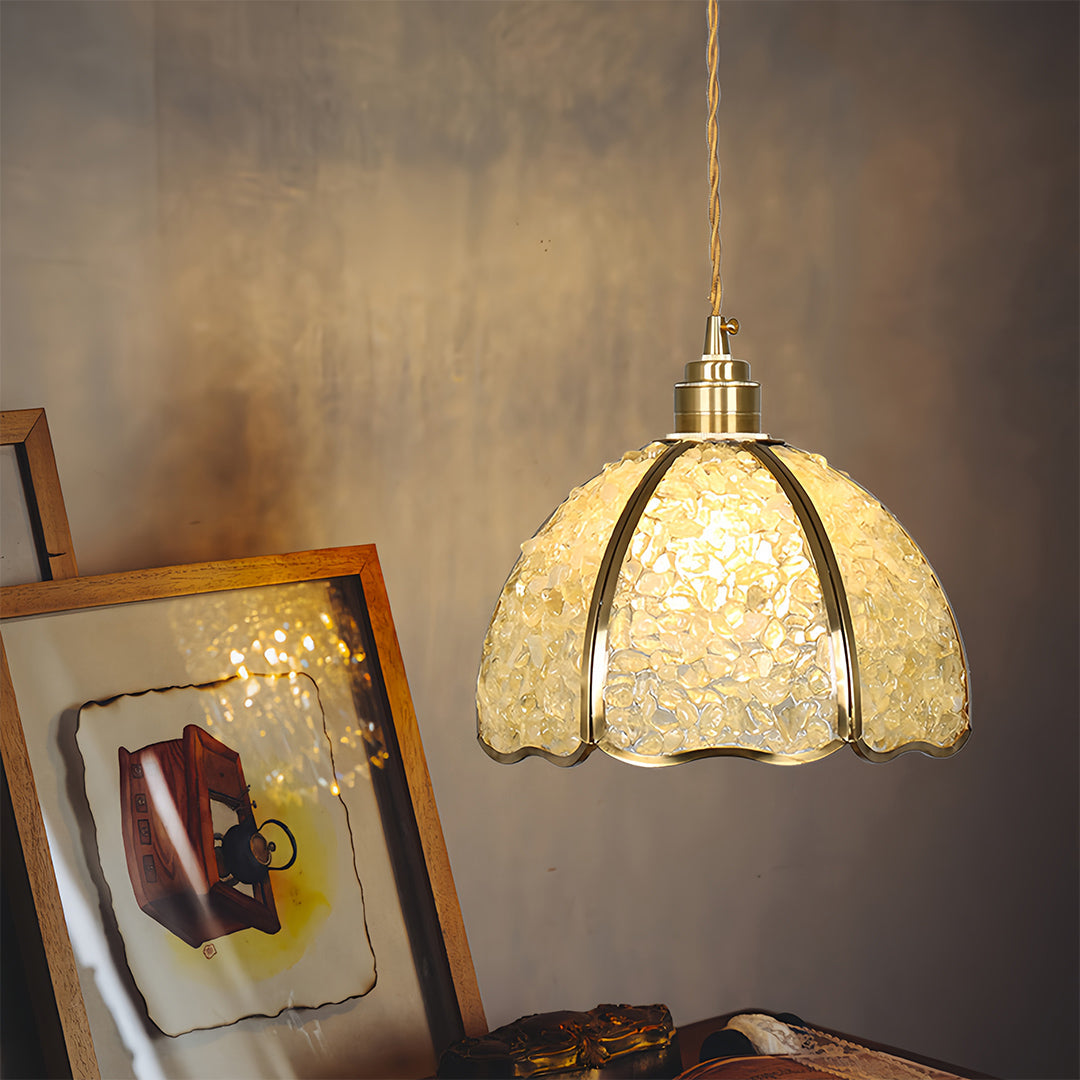 WINDSOR CRYSTAL DROPLET CEILING LANTERN