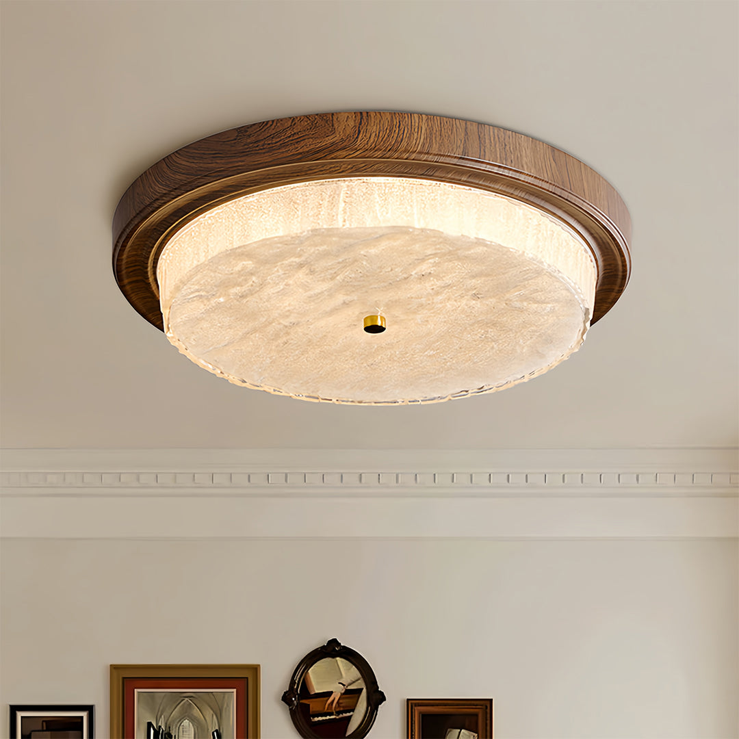 FENWICK WOODEN ROUNDEL CEILING ILLUMINATOR