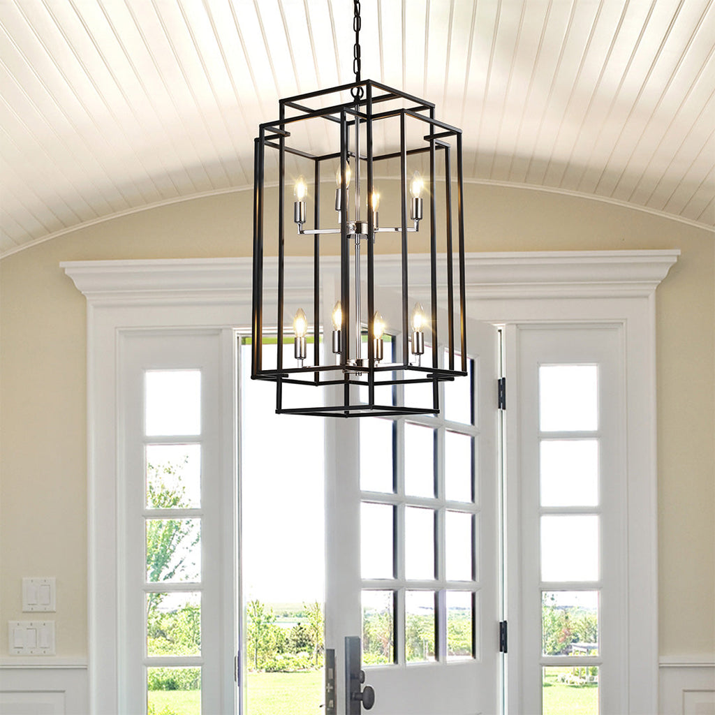 BRANSON RUSTIC IRON HANGING LANTERN
