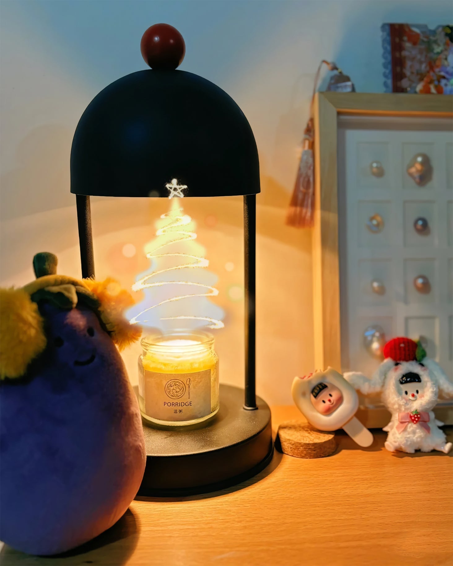 CLARIDGE ILLUMINATED CANDLE GLOW LAMP