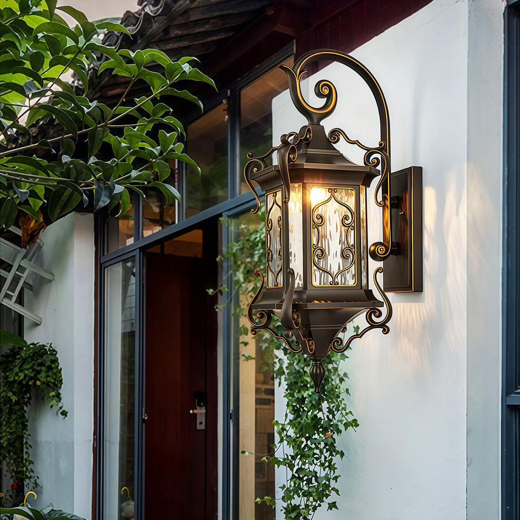 WINDSOR HILLS WEATHERPROOF OUTDOOR WALL LANTERN