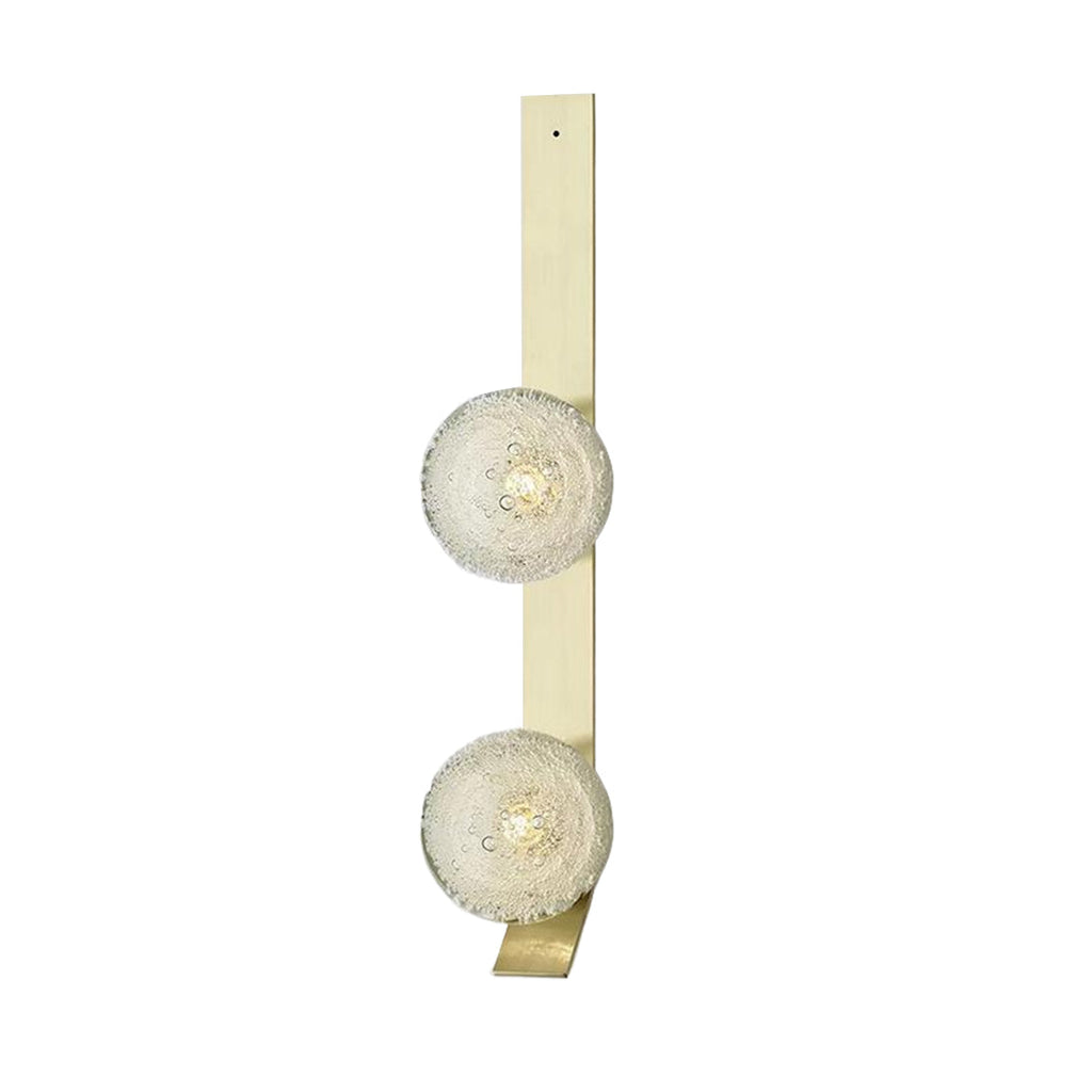 WINTHROP BUBBLE GLASS WALL SCONCE, MODERN MINIMALIST INTERIOR LIGHTING