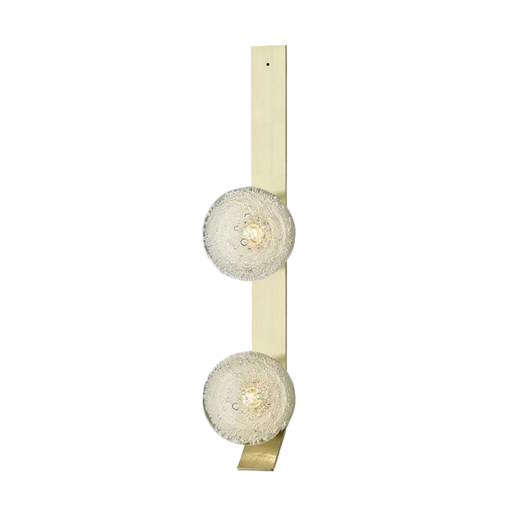WINTHROP BUBBLE GLASS WALL SCONCE, MODERN MINIMALIST INTERIOR LIGHTING
