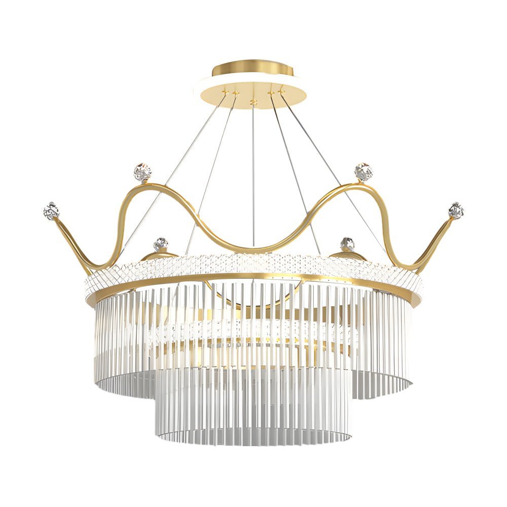 WINDSOR CRYSTAL TRIPLE DIMMER CHANDELIER