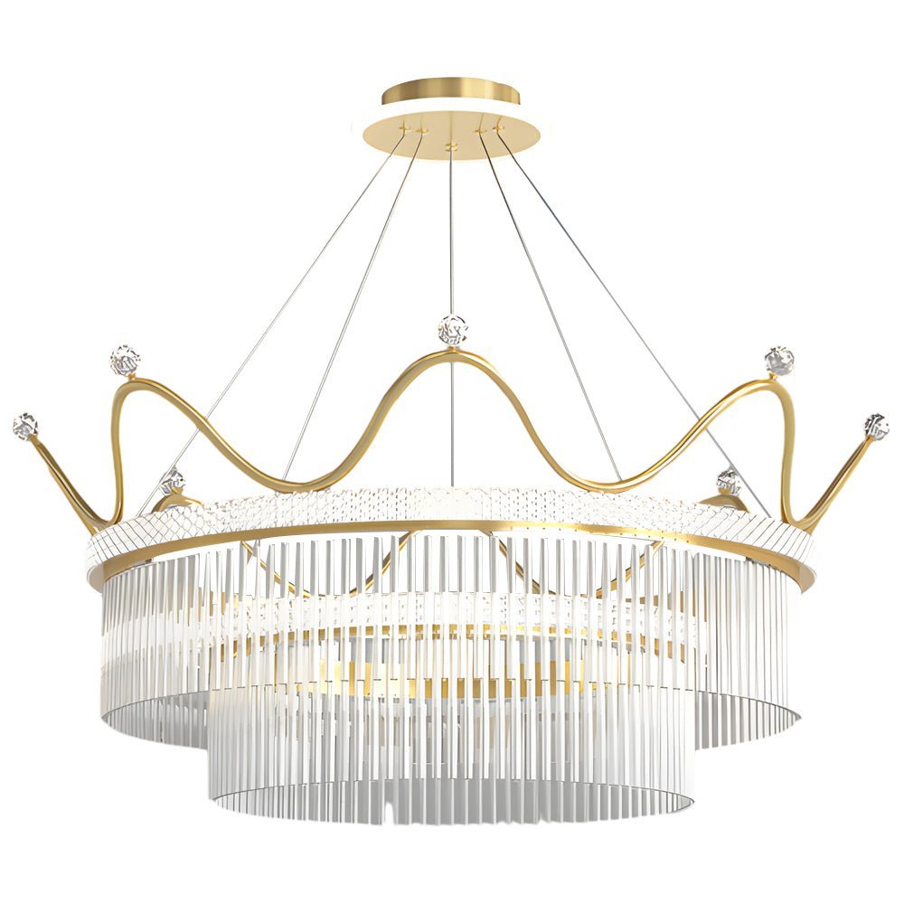WINDSOR CRYSTAL TRIPLE DIMMER CHANDELIER
