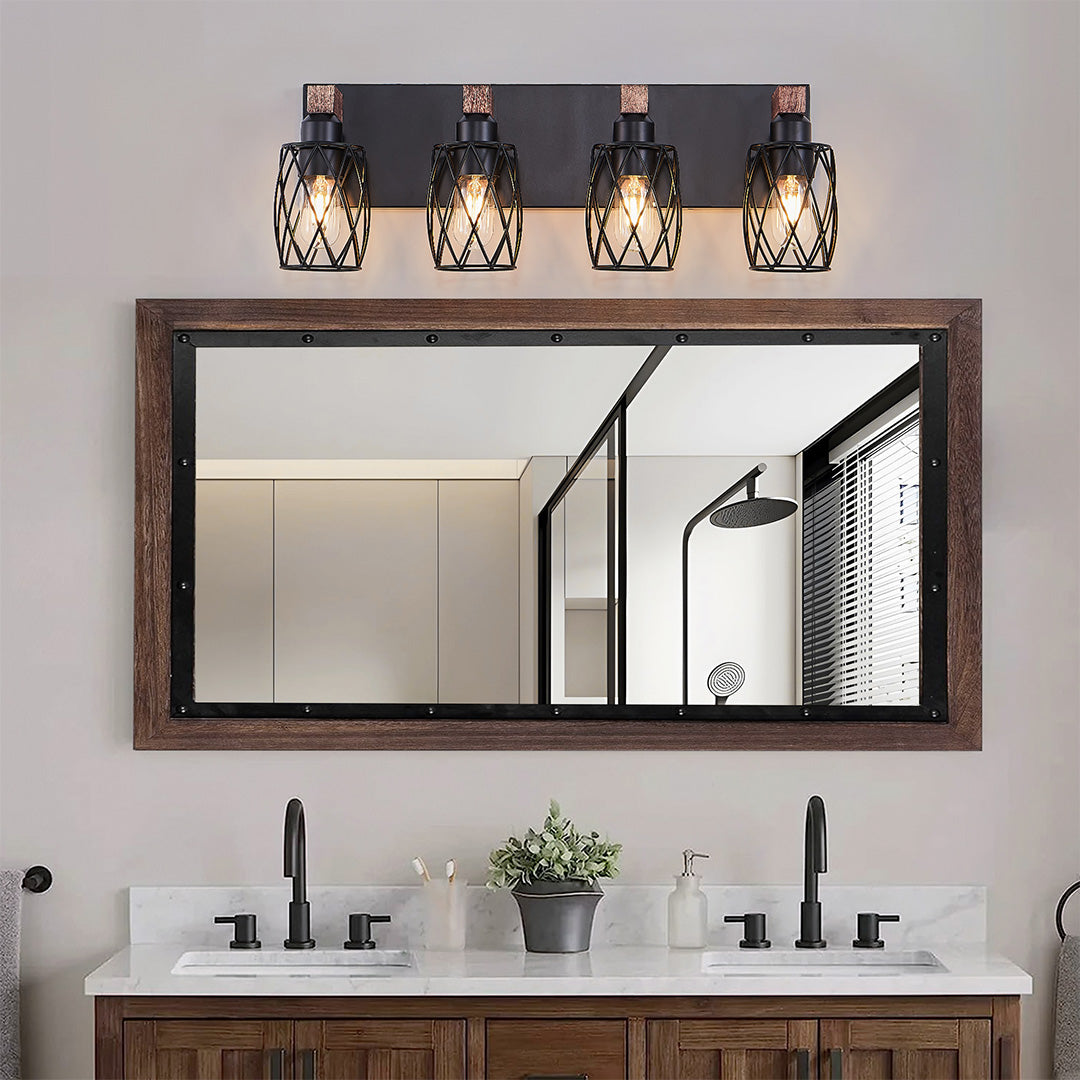 WINCHESTER METAL CAGE BATHROOM LUMINAIRE