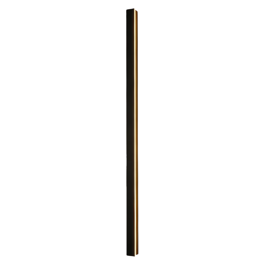 WINDSOR BLACK LINEAR OUTDOOR LIGHTING SCULPTURE