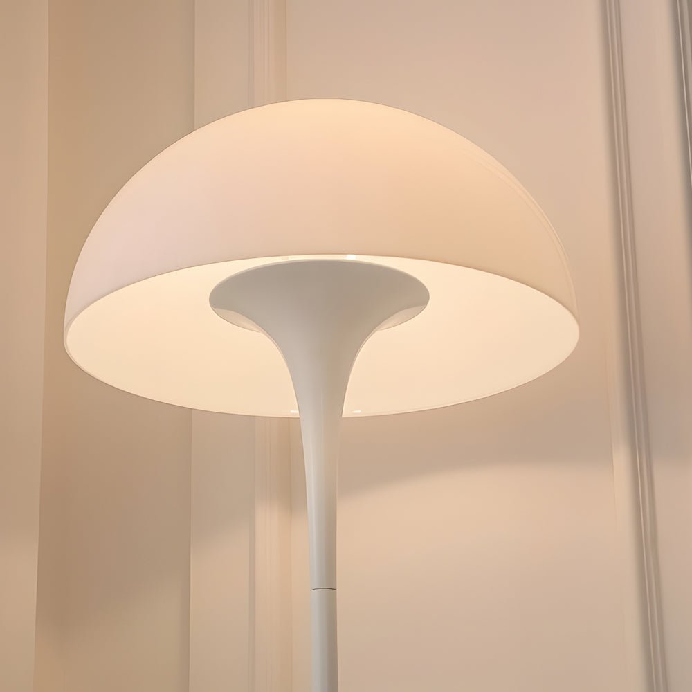 FENWICK WHITESHROUD DIMMABLE MUSHROOM FLOOR LAMP