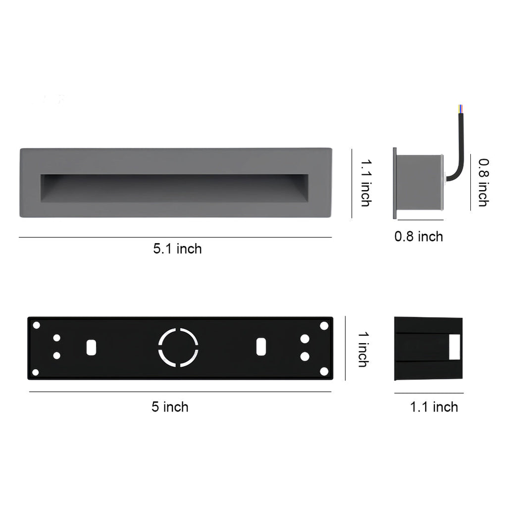 BRAMBLETON INSET OUTDOOR STEP ILLUMINATORS