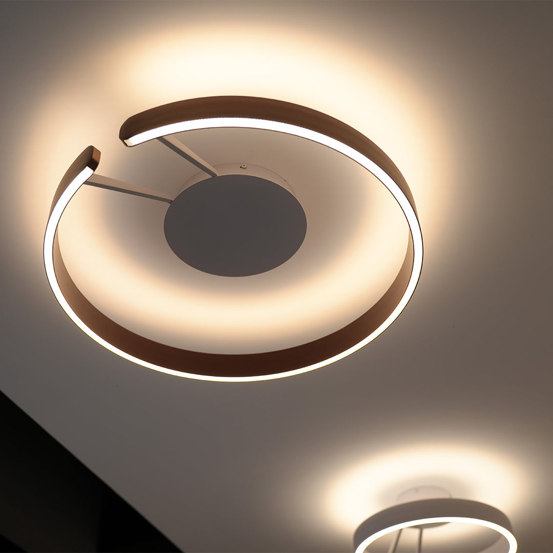 LEICESTER RINGED FLUSH CEILING LANTERN