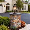 WINDSOR GARDEN COLUMNS WEATHERPROOF LIGHTING SCULPTURE